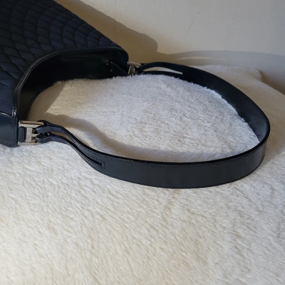 Bally Quilted Fabric Shoulder Bag - Picture 8 of 11